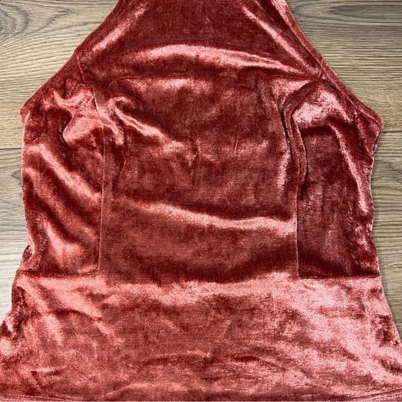 Free People Intimately | Crushed Velvet Mock Neck tank - Picture 3 of 9
